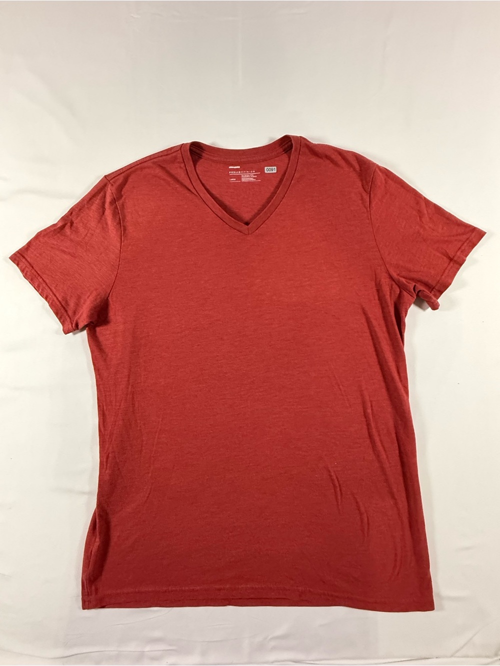 Men's V-Neck T-Shirt - Red